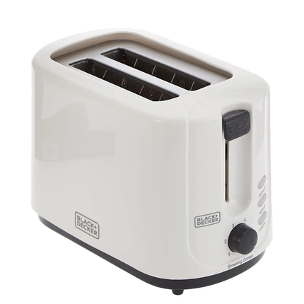 حماصة خبز توست بـ 6 إعدادات تحكم مختلفة وقوة 750 واط ماركة Black & Decker