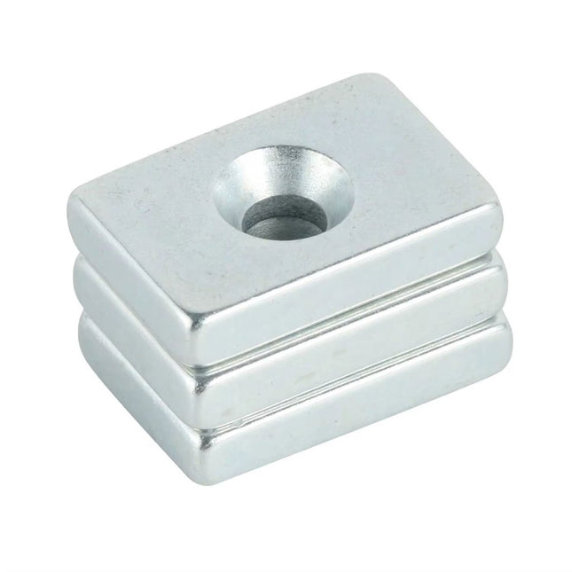 30x20x5-5mm  مغناطيس مثقوب صناعي ثقيل