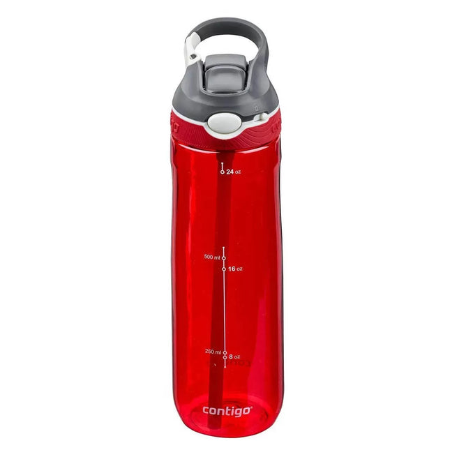 Contigo Autospout Ashland Water Bottle 720ml Red/Grey