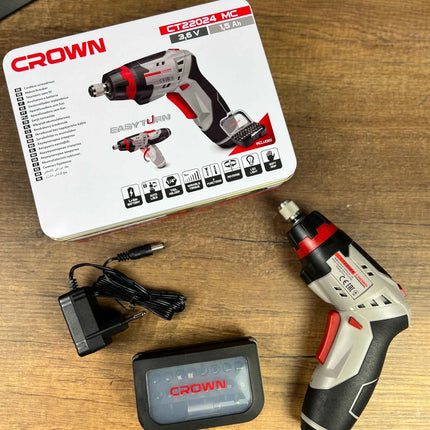 مفك براغي لاسلكي CROWN 3.6 فولت | CT22024