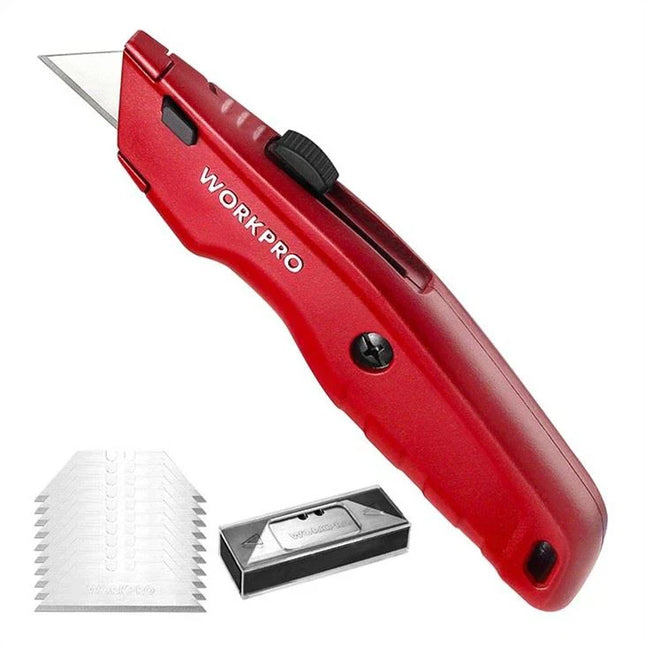 مشرط WORKPRO متعدد الاستخدامات من الألومنيوم سريع التغيير | WP213017