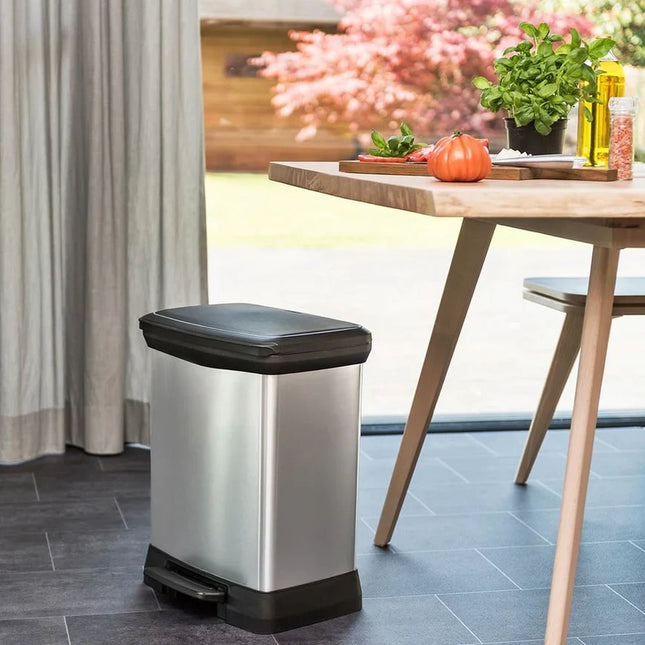 ﻿سلة نفايات بدعسة كيرفر ديكو 30 لتر 51 * 39 سم