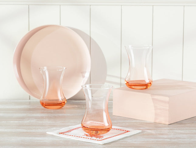 Madame Coco La Fille Orange World Tea Cup Set, 6 Pieces