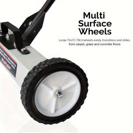 مكنسة أرضية مغناطيسية يدوية بطول 36 بوصة