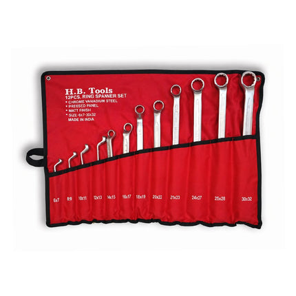 12PCS/6-32 طقم مفاتيح رينغ رينغ هندي 12 قطعة