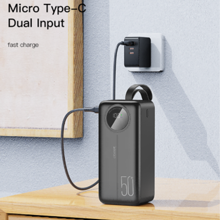 باوربانك Yesido YP42 بسعة 30000mAh – شحن سريع 22.5W مع شاشة LCD رقمية