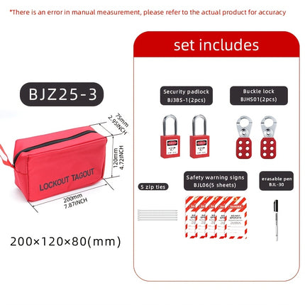 شنتة اقفال لوتو لفني الصيانة مع قفلين