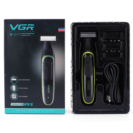 ماكينة حلاقة رجالية مقاومة للماء للوجه والجسم ماركة VGR موديل V-017