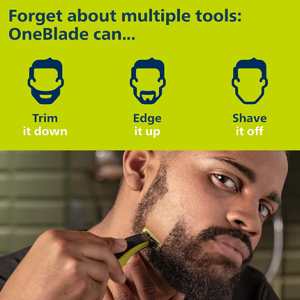ماكينة تشذيب وحلاقة رجالية بشفرات حادة مع 3 رؤوس ماركة PHILIPS