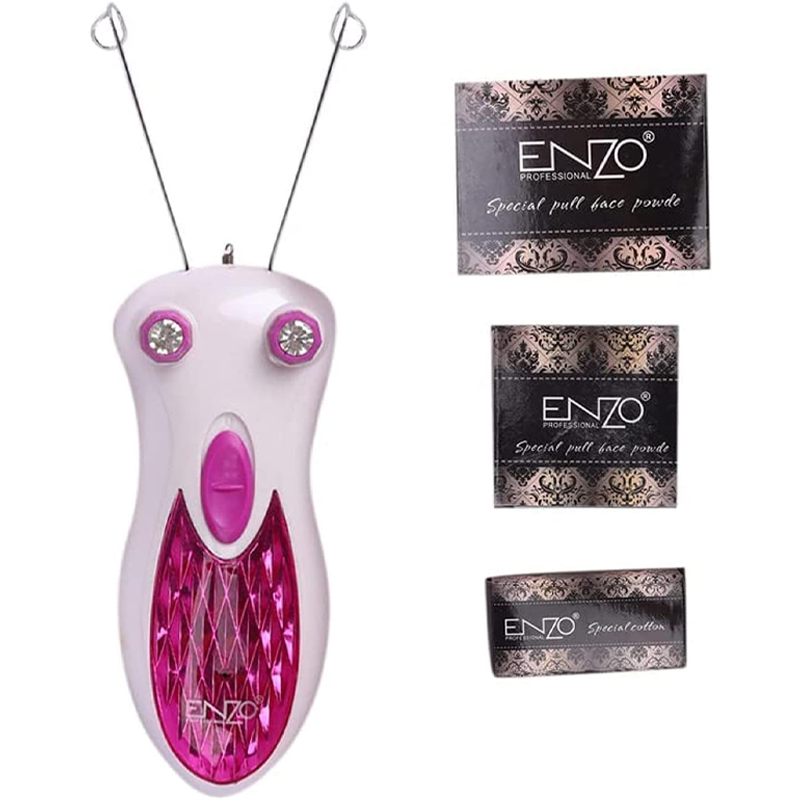 ماكينة خيط لازالة الشعر من الجذور للوجه والجسم ماركة ENZO الايطالية - EN-9845 | ENZO