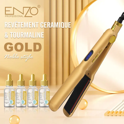 ستريتر سحب الشعر الايطالي بهيكل من السيراميك ماركة ENZO موديل EN-3982