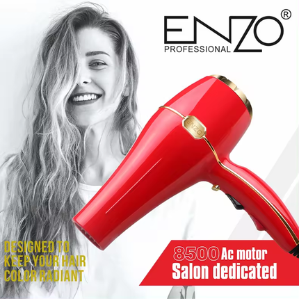 سشوار مجفف الشعر الاحترافي للكيراتين والبروتين "8500 واط" من ENZO