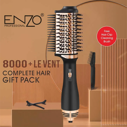 مشط/فرشاة كهربائية ايطالية لـ تجفيف الشعر قوة " 1000 واط " ماركة ENZO