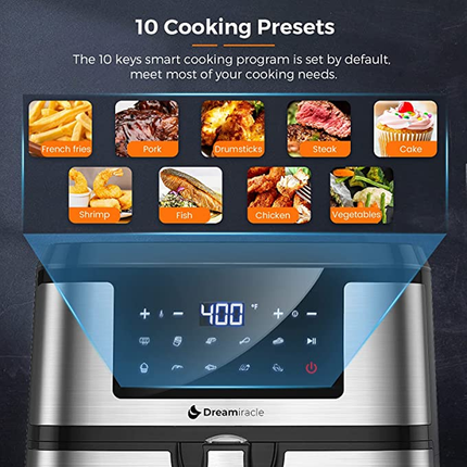 قلاية هوائية فاخرة Air Fryer سعة 10 لتر و بـ 10 برامج ماركة B National
