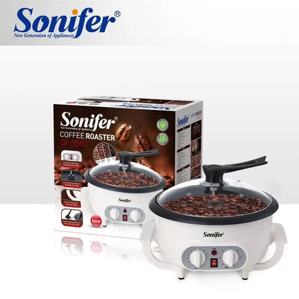 ماكينة تحميص حبوب القهوة الكهربائية قوة " 800 واط " ماركة SONIFER