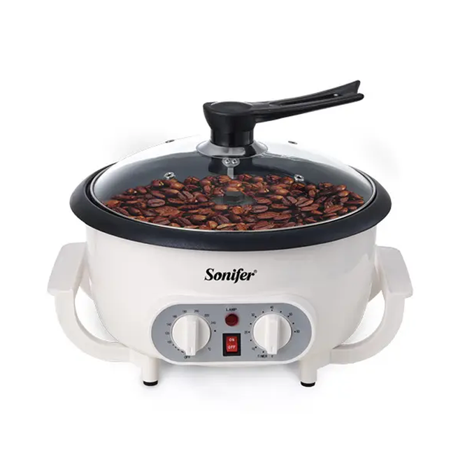 ماكينة تحميص حبوب القهوة الكهربائية قوة " 800 واط " ماركة SONIFER