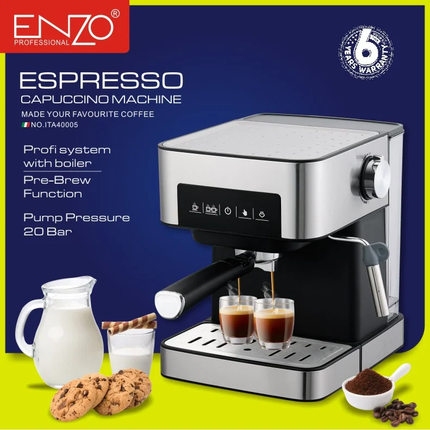 صنع قهوة كابتشينو و اسبريسو   ماركة ENZO الايطالية - ITA 40005