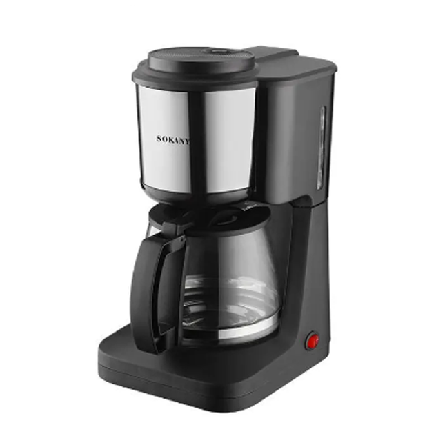 ماكينة صنع القهوة الامريكية بـ دقائق سعة "900 مل" ماركة SOKANY موديل sk-125