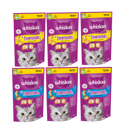 WHISKAS® TEMPTATIONS™ with Chicken & Cheese  60g