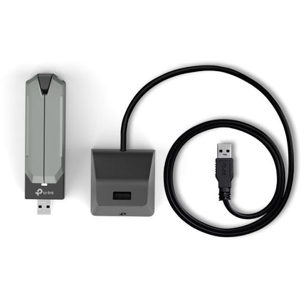 محول USB لاسلكي عالي الكسب بتقنية واي فاي 7 من تي بي لينك آرتشر TBE400UH | BE6500