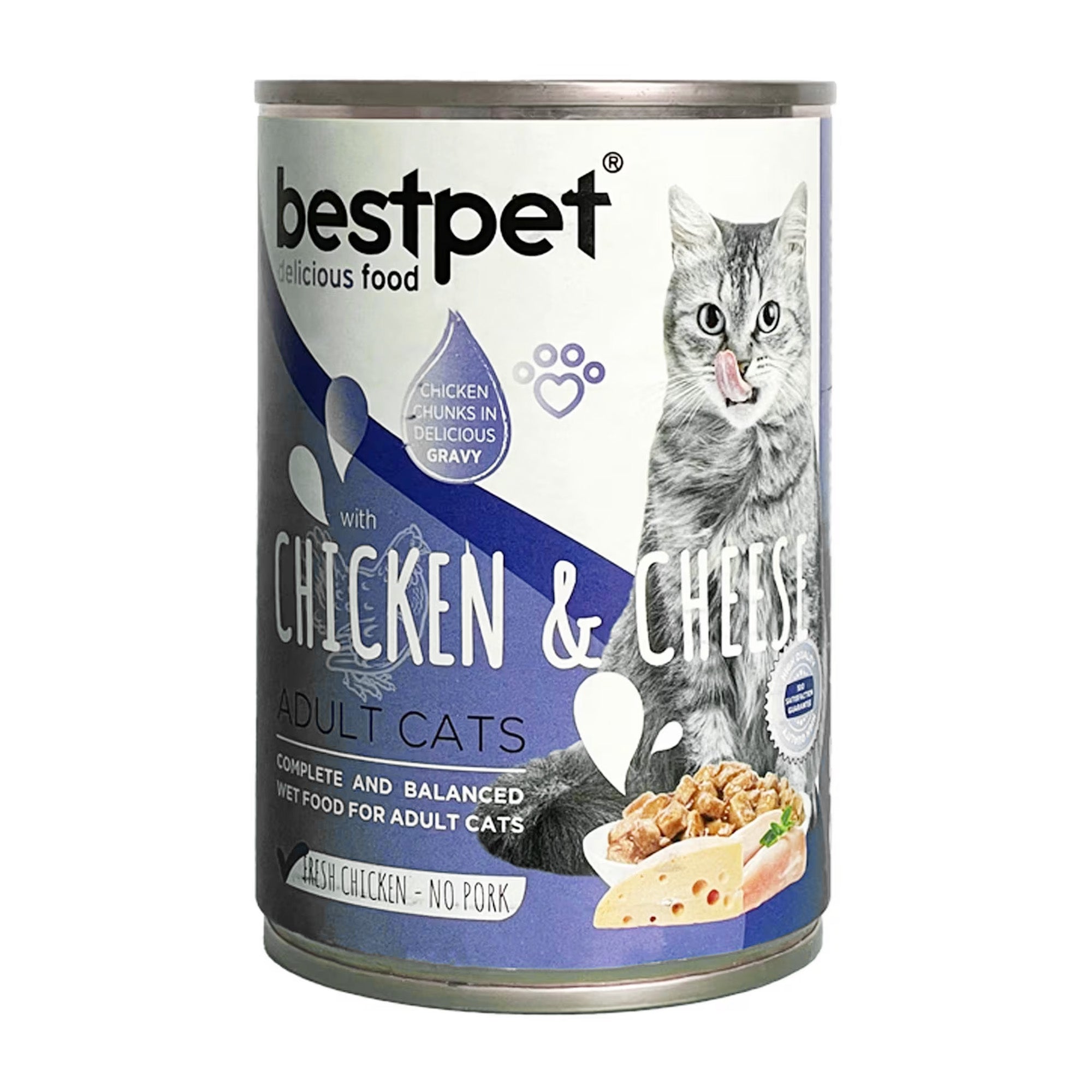 Bestpet Cat Food Chicken & Cheese 400g |