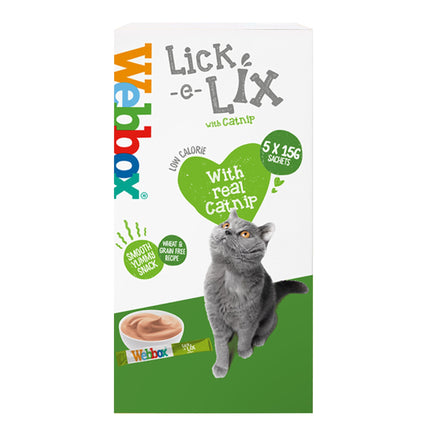 Webbox Lick e Lix Catnip x5pcs