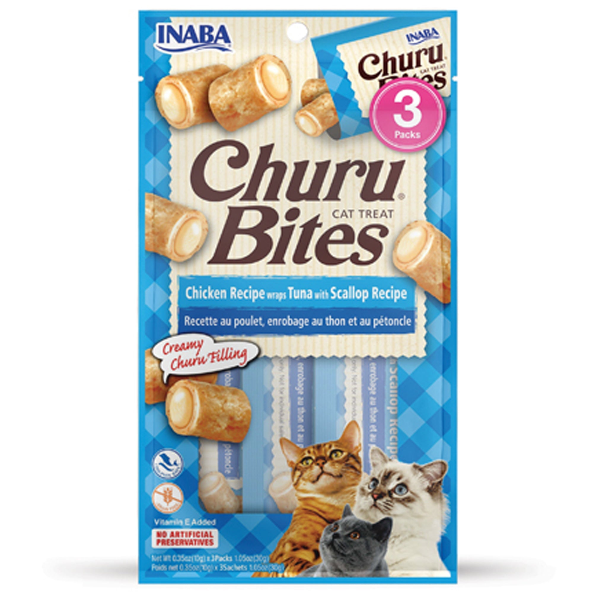 Inaba Churu Bites Tuna with Scallop Recipe |