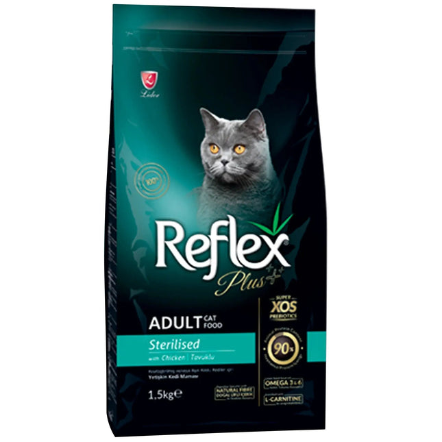 Reflex Plus Sterilised Adult Cat Food with Chicken 15KG