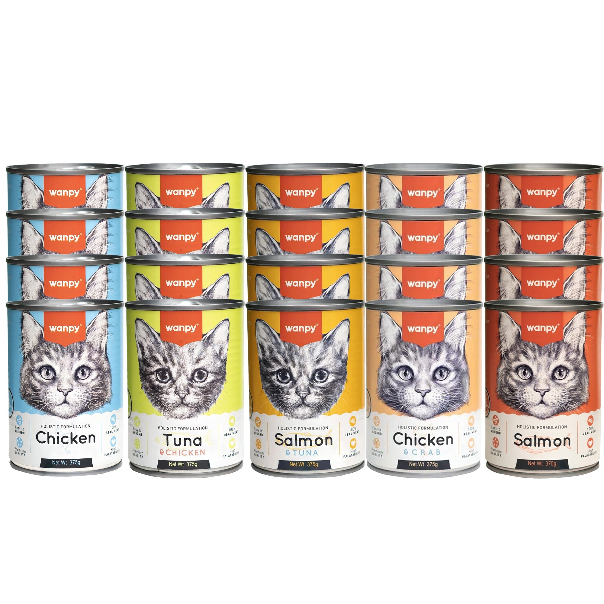 Wanpy Wet Food Chicken 375g X24pcs |