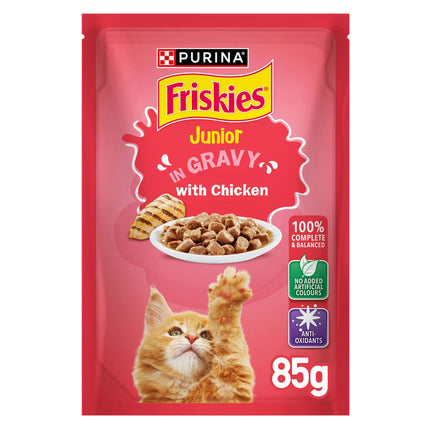 Friskies Kitten in Gravy Wet Cat Food Pouch 85g