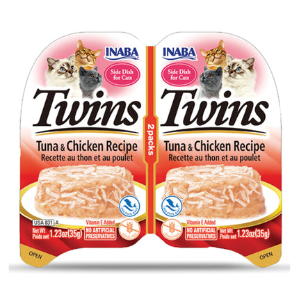 Inaba  Twins Tuna & Chicken Recipe 70g