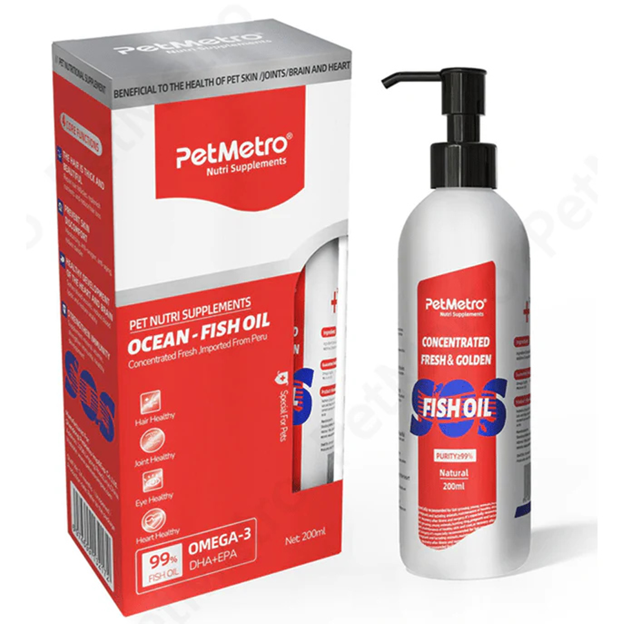 Pet Metro - Flavor ocean Fish Oil 200ml |