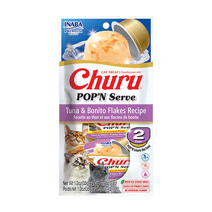 Inaba Churu Cat Treats - Tuna & Bonito Recipe 2 pcs