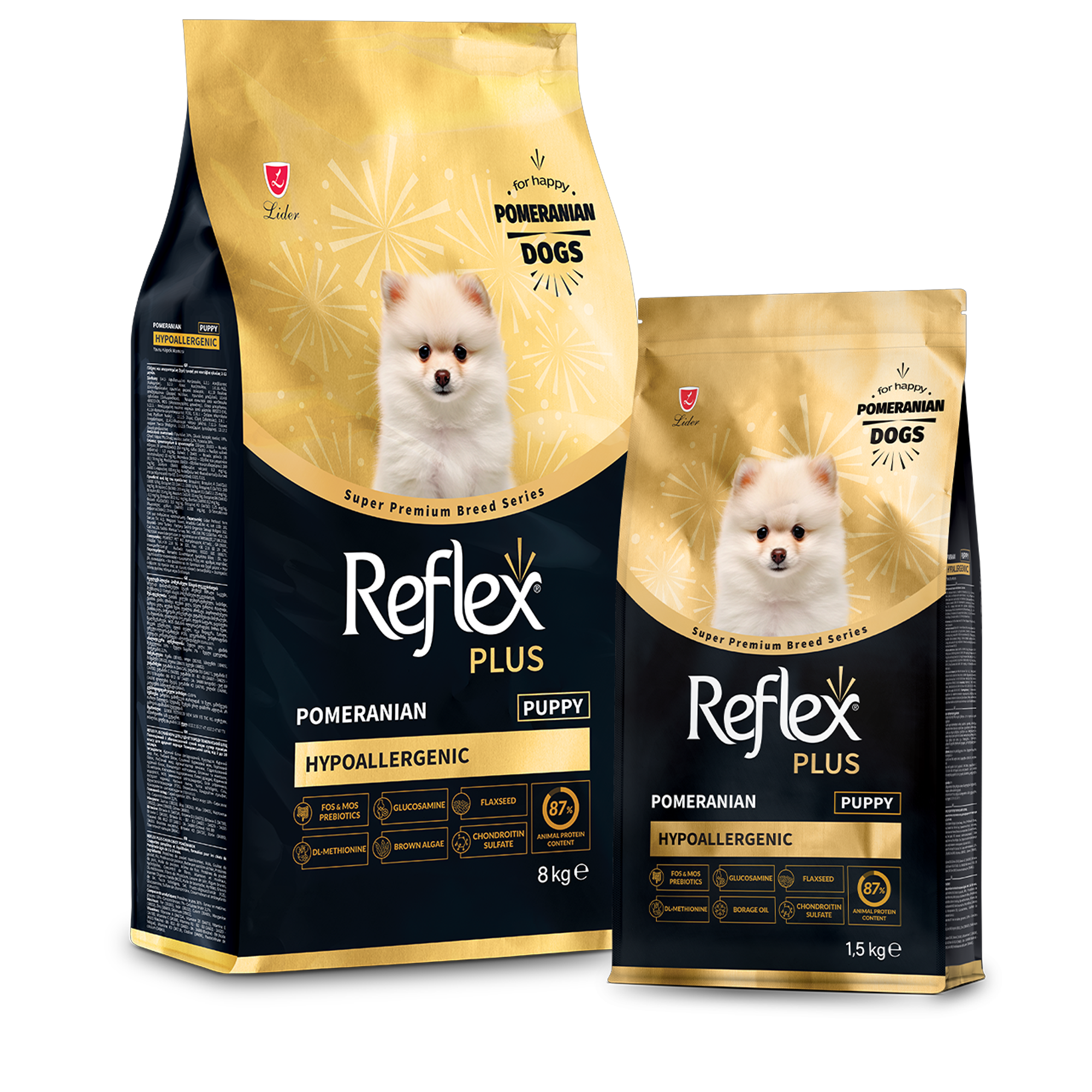 Reflex Plus Pomeranian Puppy Food 1.5Kg |