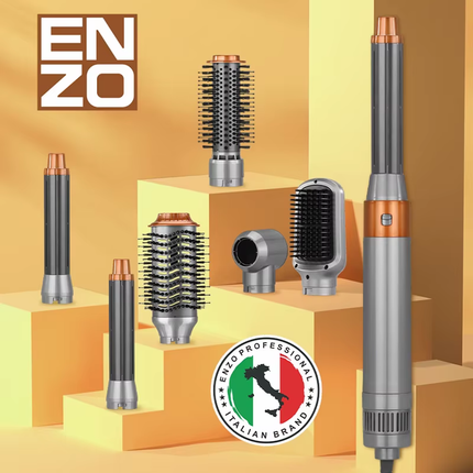 بكج دايسون للعناية بالشعر 6 بـ 1 متعدد الرؤوس بقوة 1500 واط ماركة ENZO