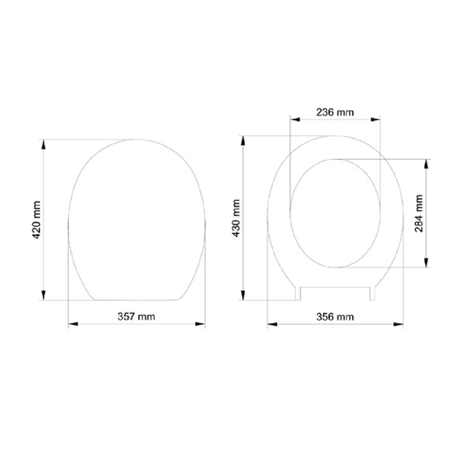 غطاء مرحاض 1100 جرام