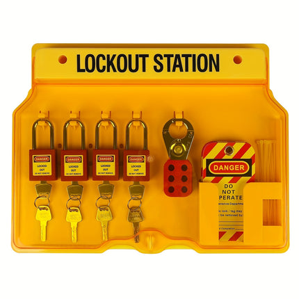 خزانة اقفال لوتو 4اقفال لاعمال الصيانة في المصانع