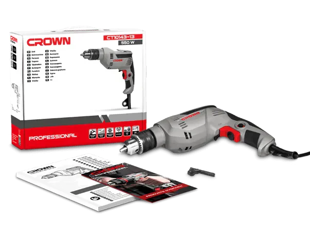دريل كهربائي كراون 550 واط | CT10143-13