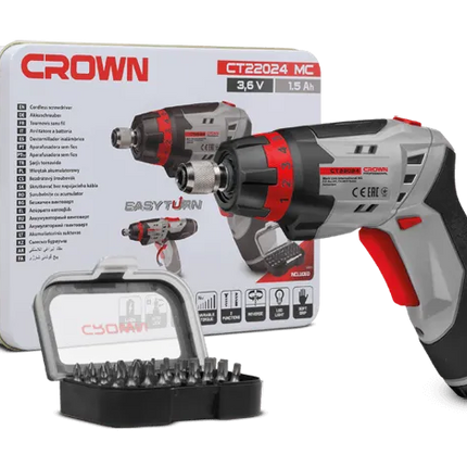 مفك براغي لاسلكي CROWN 3.6 فولت | CT22024