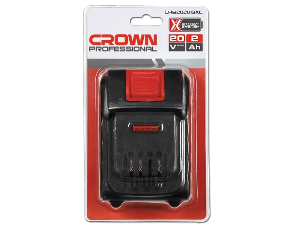 بطارية ليثيوم أيون 2 أمبير 20 فولت كراون | CAB202013XE | Crown بطارية ليثيوم أيون 2 أمبير 20 فولت كراون | CAB202013XE | Crown