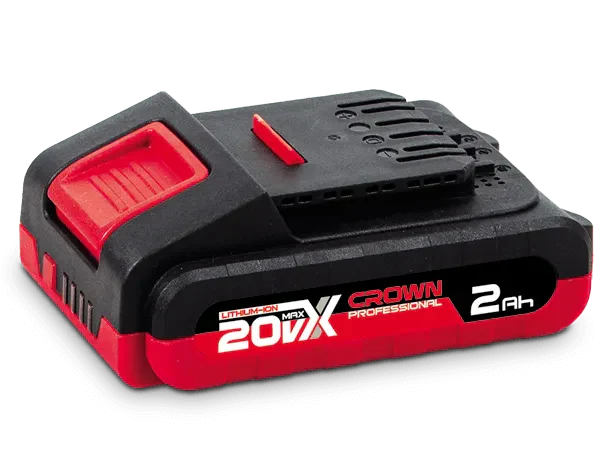 بطارية ليثيوم أيون 2 أمبير 20 فولت كراون | CAB202013XE | Crown بطارية ليثيوم أيون 2 أمبير 20 فولت كراون | CAB202013XE | Crown