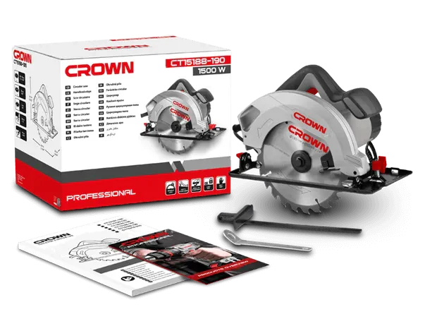 منشار صينية 1500 واط 7 انش كراون | CT15188-190