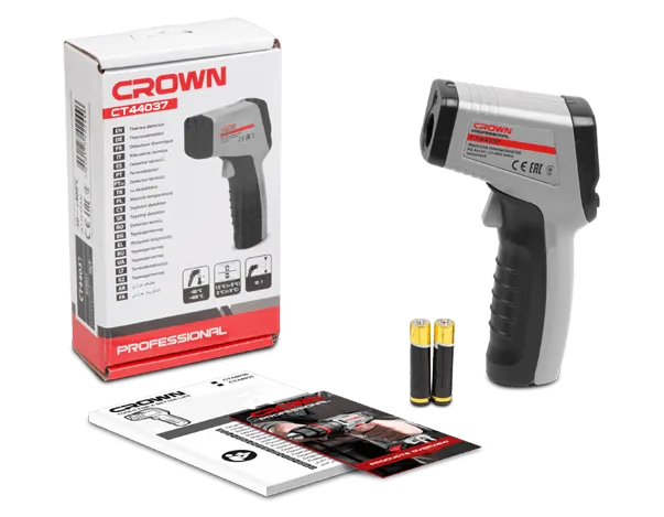 ميزان حرارة ليزر 600 درجة ℃ كراون | CT44037