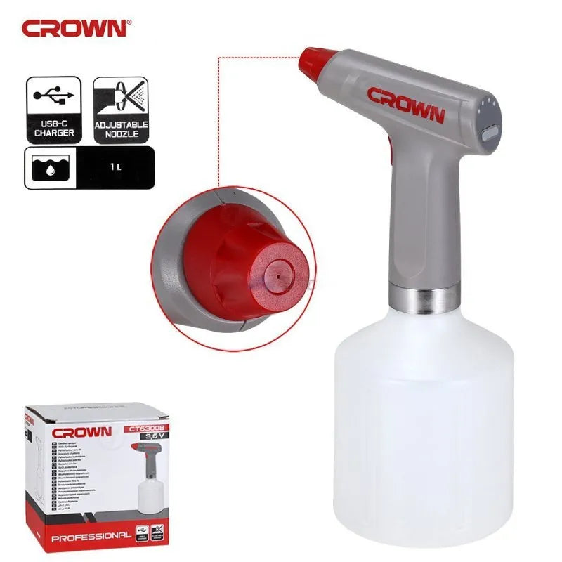 مرش مواد كيماوية شحن 3.6 فولت كراون | CT63008 | Crown مرش مواد كيماوية شحن 3.6 فولت كراون | CT63008 | Crown