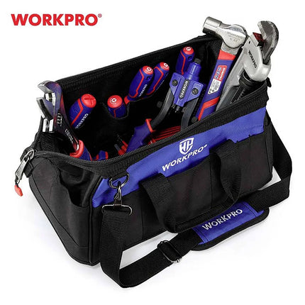 WORKPRO 40cm Industrial Canvas Tool Bag with Wheels (WP281007)