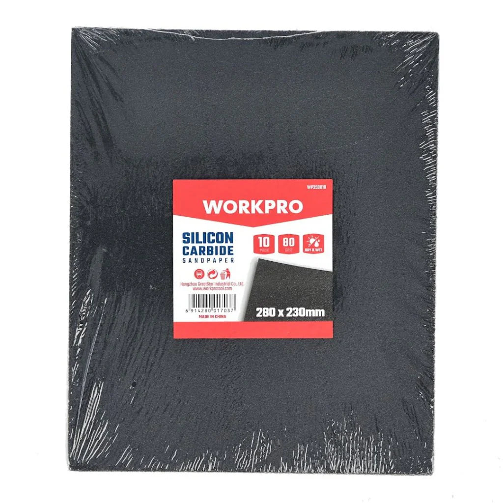 طقم ورق حف WORKPRO (١٠ قطع) | ٢٨٠×٢٣٠ مم | طقم ورق حف WORKPRO (١٠ قطع) | ٢٨٠×٢٣٠ مم |