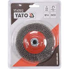 فرشاة صاروخ دائرية ستينلس 125 ملم من ياتو