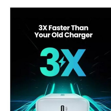 شاحن يوجرين سريع 20 واط مع كابل USB-C إلى Lightning بطول 1 متر  /50698