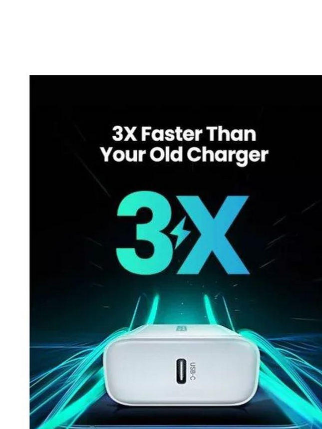 شاحن يوجرين سريع 20 واط مع كابل USB-C إلى Lightning بطول 1 متر  /50698