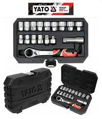 طقم بوكس مفتوح 17 قطعة 1/2 + 3/8" من ياتو